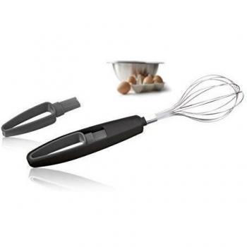 Vacu Vin Plus Tools - Batidor de acero inoxidable y cepillo para glasear en un solo espacio