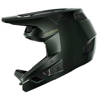 Abus HiDrop Full-Face Mountain Bike Helmet in Moss Green, Size S