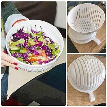 ILOVEDIY ensalada coupeur cuenco Mix 60 Segunda ensalada Maker centrifugador de ensalada