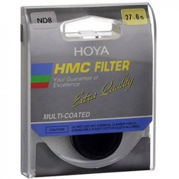 Filtro Hoya 27mm HMC NDX8 para Canon DC21