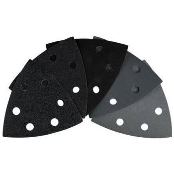 Bosch 2 608 607 543 - Set de hojas de lija, 10 uds. - 93 mm; 120; 240; 400; 600; 1200