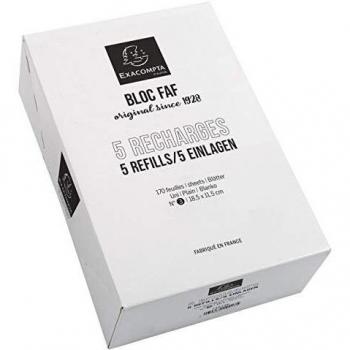 Boite de 5 Recharges Faf 18,5x11,5cm Ndeg.3 Uni