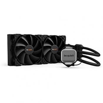 Be Quiet! Pure Loop 280mm Liquid CPU Cooler with Dual 140mm PWM Fans and White LED Lighting for Intel and AMD Sockets