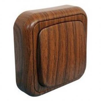 INTERRUPTOR DE SUPERFICIE COLOR MADERA
