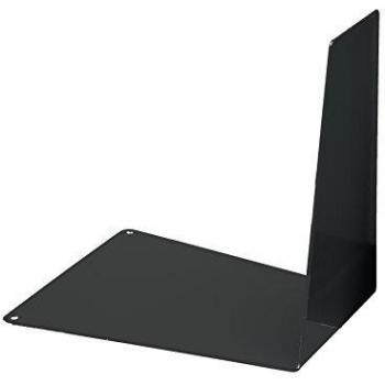 Alco-Albert sujetalibros metal, 120 x 140 x 145 mm, cónica, 1 par, color negro