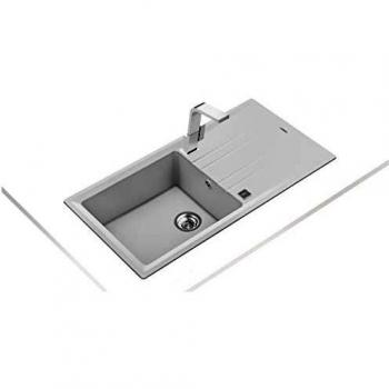Fregadero Teka Tegranite Stone 1C 1E Auto Color White Ref 115330012 Mueble De 60 Cm Reversible