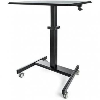 StarTech.com MOBILE STANDING DESK - PORTABLE SIT STAND ERGONOMIC ROLLING CART