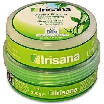 Irisana 72.IR21 - Arcilla ecologica para limpieza, color blanco