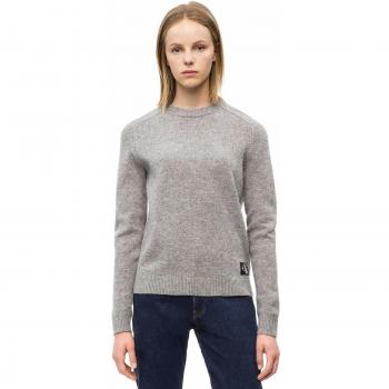 Calvin Klein J20J208528 Sueteres Mujeres Gris L
