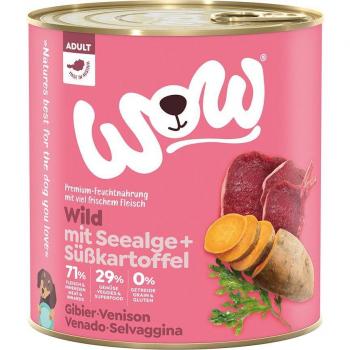 WOW Alimento Húmedo para Perros de Veado - 6 x 800 g