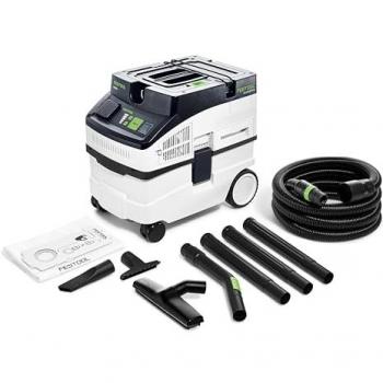 Aspiradora industrial móvil Festool CLEANTEC CT 15-Set, 1200 W, 3700 l/min, tipo L