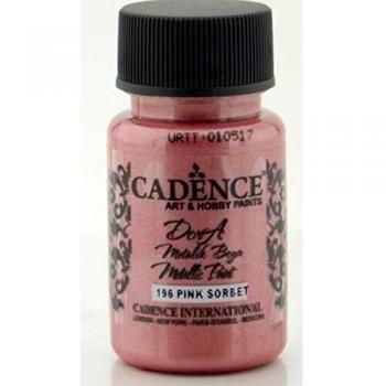 DORA METALLIC PAINT 196 PINK SORBET CADENCE