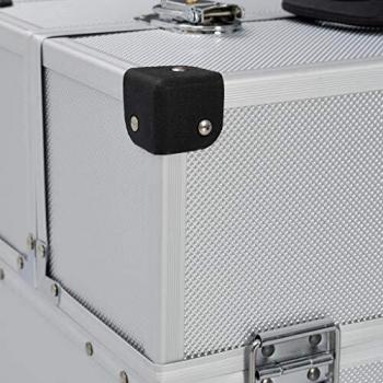 Caja de herramientas aluminio plateado 435x225x34 cm
