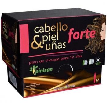 Pinisan Cabello, Piel y Uñas Forte 12 Viales