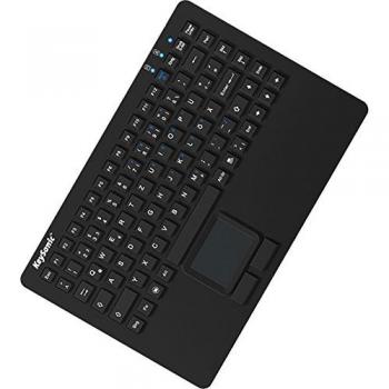 Teclado Industrial USB KSK-5230IN con Silicona, Touchpad y Protección IP68 - Negro