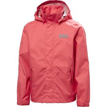Helly Hansen Kids Jr Loke Jacket - Sunset Pink, Size 10