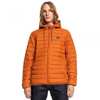 Chaqueta con capucha Quiksilver Scaly naranja - S