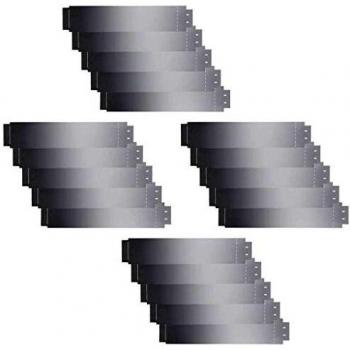 vidaXL 20x Paneles Arriate Cerca Césped Acero 100x20cm Valla Vallado Cercado