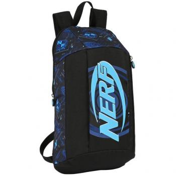 Mini Mochila Cremallera Vertical Nerf 'Boost' 22x39x10cm - Safta
