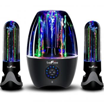 BeFree Sound BFS-33X 2.1 Channel Wireless Multimedia Led Dancing Water Bluetooth System
