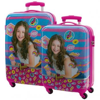 Set 2/Trolleys Abs 55/68cm.4r.Yo Soy Luna