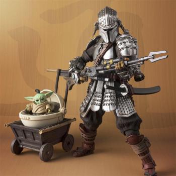 Tamashii Nations Meisho Movie Realization The Mandalorian Ronin Beskar Armor & Grogu Figura Articulada 18.5cm Edición Exclusiva Star Wars