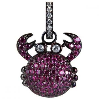 Colgante Lancaster Mujer JLA-PEN-CRAB-5 Plata de Ley