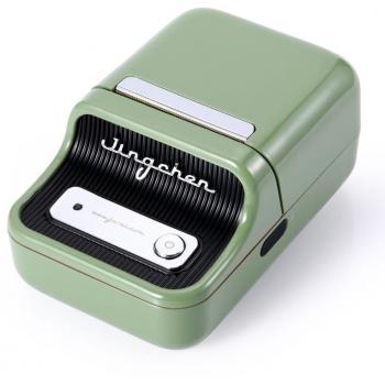 Etiquetadora Manual NIIMBOT B21 Verde - Impresora de etiquetas portátil, conexión Bluetooth, compatible con aplicación móvil, diseño compacto y ligero, impresión térmica sin tinta, batería recargable de larga duración