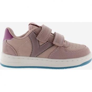 Zapatillas deportivas Victoria Tiempo con efecto piel, piezas de serraje al tono y tiras adherentes