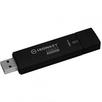 Kingston IronKey D300 - Memoria cifrada USB 3.0 de 16 GB, modelo Managed