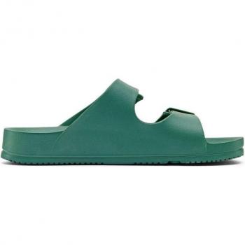 Sandalias Planas Duuo Bio Eva Verde Oscuro