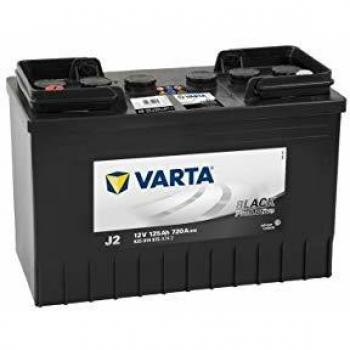 Bateria Varta Promotive Black J2. 125 Ah – 720AEN 12V. 349x175x290mm