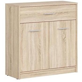 Aparador Estratificado Beige con 1 Cajón y 2 Puertas Ewen Madera