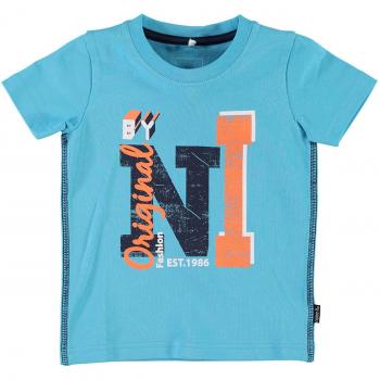 Name it 13111058 Vistus Río azul camiseta niños, blue - blue, 92
