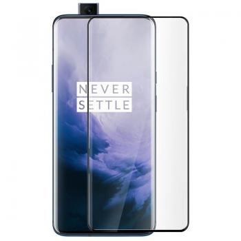 Protector de Cristal Templado Negro para Oneplus 7T Pro