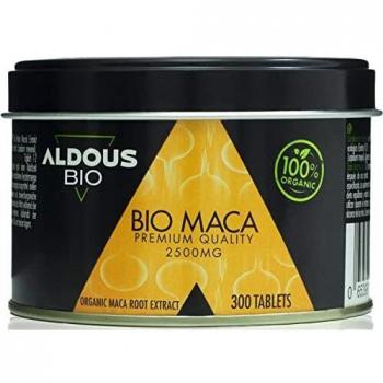 Extracto de Pura Maca Andina Ecológica para 9 Meses | 300 Comprimidos de 2500mg | Altamente Concentrada 10:1 | Aumenta Energía y Vitalidad | Libre de Plástico | Certificación Ecológica Oficial