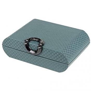 Caja de Almacenamiento Elegante y Sofisticada Adda Home MDF/PU Verde 20,5x15x7,5 cm