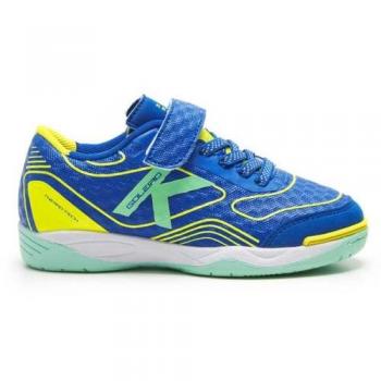 Zapatillas de Fútbol Sala Infantil Kelme Goleiro Kids Elastic Royal/Celeste