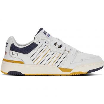 K-Swiss Si-18 Rival Men's Sneakers - White Leather - Size 8