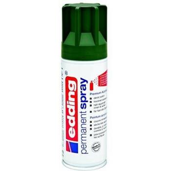 edding 5200-904 - Spray de pintura acrílica de 200 ml, secado rápido sin burbujas, color verde musgo mate