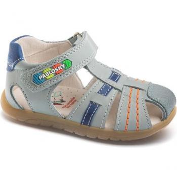 Pablosky Sandalias cerradas de bebé niño piel azul
