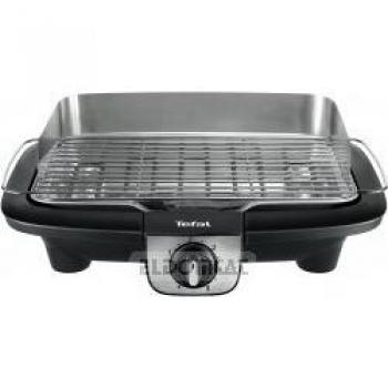 Barbacoa eléctrica Tefal BG90A810 de Acero Inoxidable con Potencia de 2300W