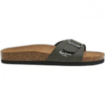 Pepe Jeans Men's Bio Single Chicago Sandals - Khaki Green
