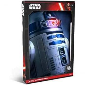 Cuadro Photo Illuminated Canvases R2D2 Small, Molduras para Cuadros, 0, Azul, único