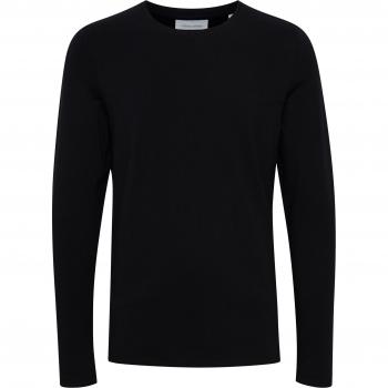 Camiseta de manga larga Slim Fit Casual Friday modelo 'Theo' con Stretch, color Antracita, talla M