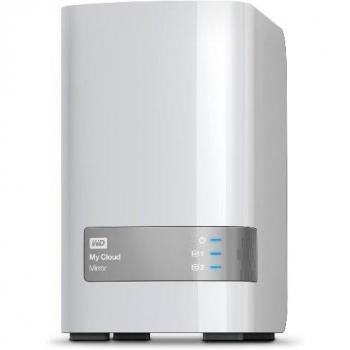 WD My Cloud Mirror - Almacenamiento en la nube personal NAS de 4 TB, blanco