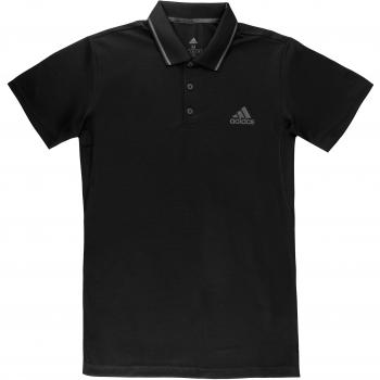 Adidas Club Tex de Manga Corta Polo de Camiseta, otoño/Invierno, Hombre, Color Negro, tamaño Large