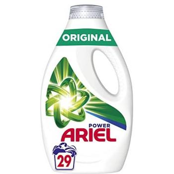 Detergente Líquido Ariel Original 29 Lavados, Limpieza Mejorada en Ciclos Fríos con 5 Acciones