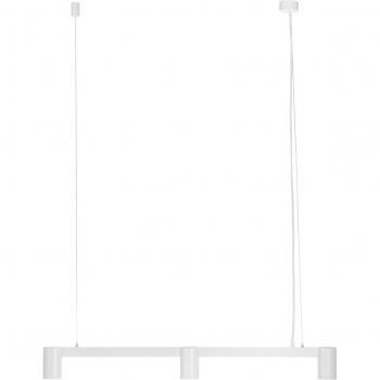 Lámpara colgante moderna Arcchio Brinja blanca de aluminio con 3 luces GU10 para salón y comedor