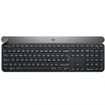Logitech Craft Teclado Inalámbrico, Disposición ‎QWERTZ Suiza , Gris